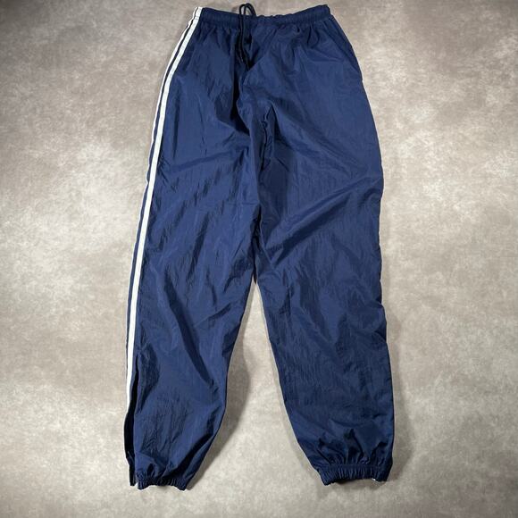 90’s Adidas Embroidered Logo Blue & White Track Pants - Picture 2 of 7